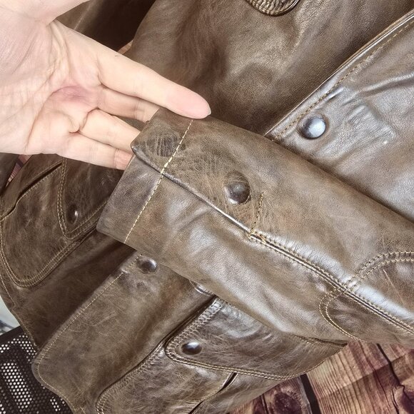 MATCHLESS Fulham Explorer-style Leather Jacket. Men's SM - Picture 14 of 16
